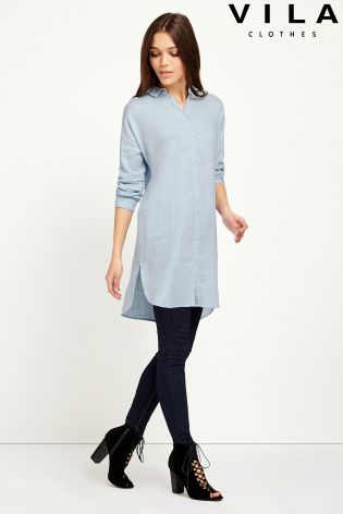 Vila Oversized 3/4 Length Sleeve Shirt